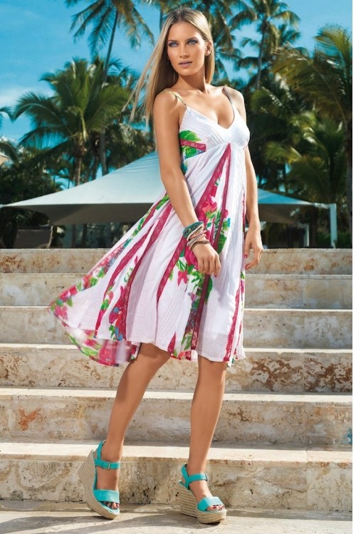 Пляжный сарафан с цветочным принтом Iconique KA...
