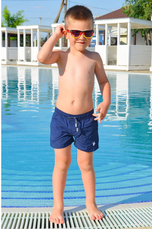Синие купальные шорты для мальчика David D1 6958 B
