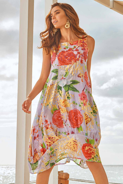 Женское пляжное платье с цветами Iconique IC20-072