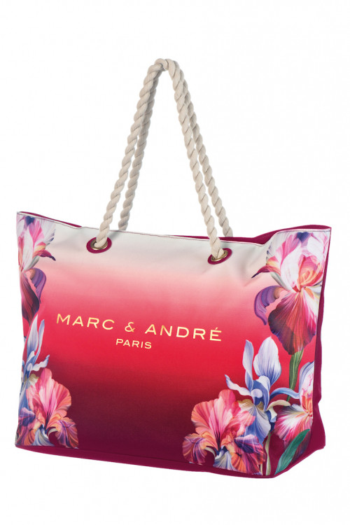 Пляжная сумка с цветочным принтом Marc & Andre...