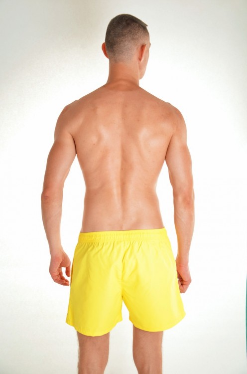 Желтые мужские шорты для пляжа Guru 3643 G