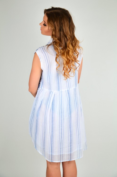 Пляжное платье мини с вышивкой Iconique IC9-053