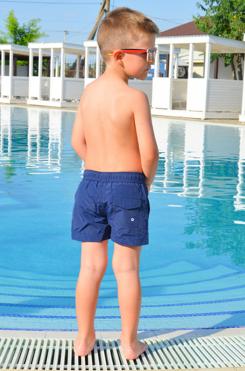 Синие купальные шорты для мальчика David D1 6958 B