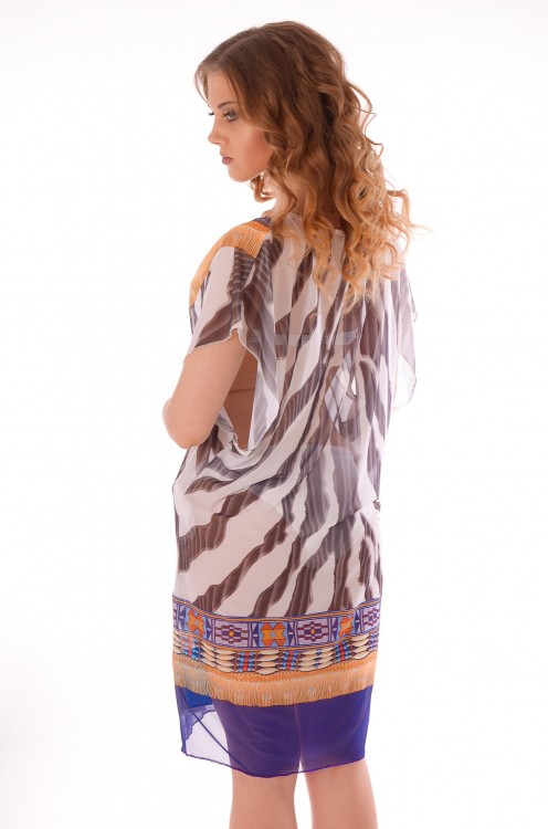 Короткое женское пляжное платье Argento 116-350
