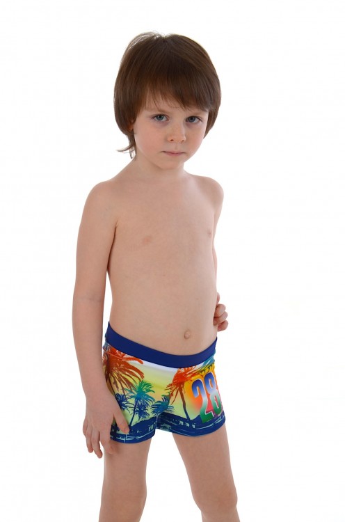 Пляжные плавки боксер для мальчика Keyzi Beach - фото №3