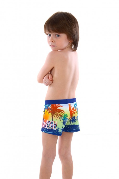Пляжные плавки боксер для мальчика Keyzi Beach - фото №4
