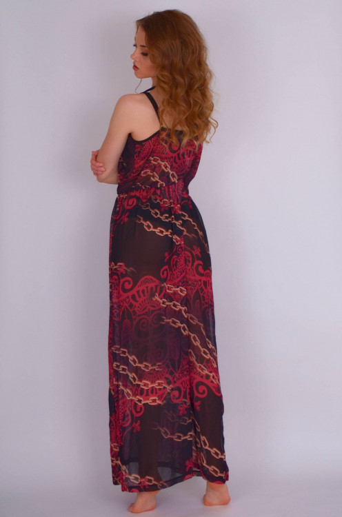 Длинное пляжное платье Amarea 20123