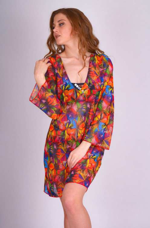 Цветочное пляжное платье Argento 2080-1441